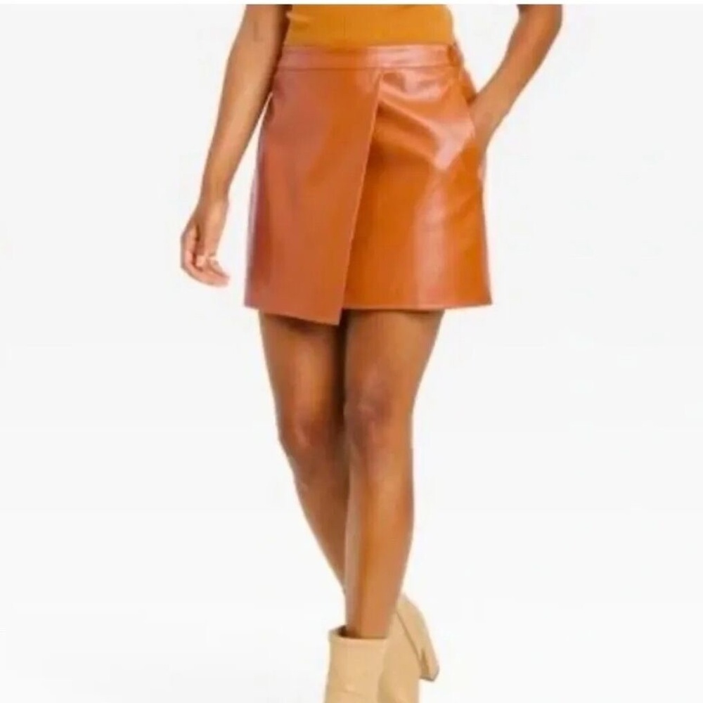 a new day Faux Leather Skirt - Size 16